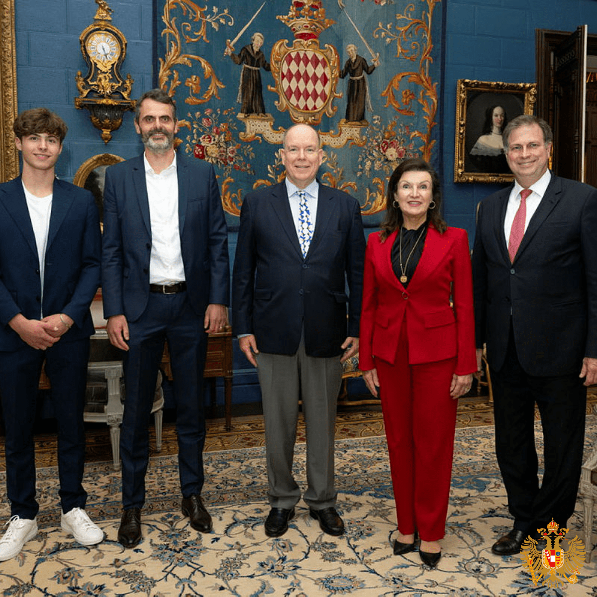 Monaco-Besuch zur Audienz bei Fürst Albert II.